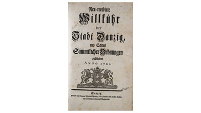 Lot 13 - Danzig.- [Schreiber (Tomasz Jan)] Neu...