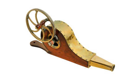 Lot 392 - A Victorian mahogany and brass mechanical...