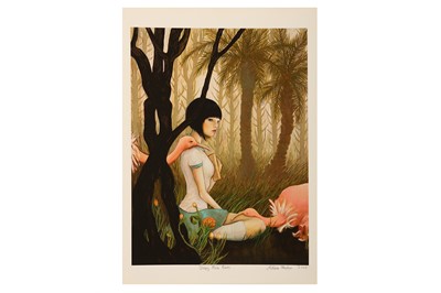 Lot 565 - Melissa Haslam (Australian) 'Sleepy Pink Birds'...