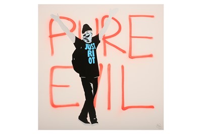 Lot 675 - Pure Evil (British, b.1968)  'Just Riot' 2014...