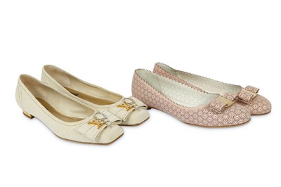 Lot 331 - Two Pairs of Designer Shoes, to include a pink...