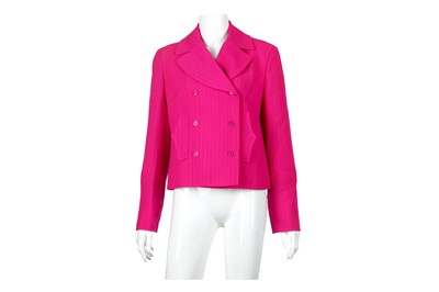 Lot 51 - Christian Lacroix Bazar Hot Pink Jacket - size 40