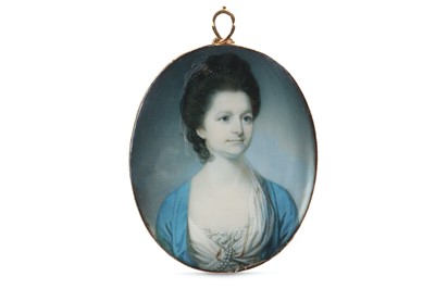 Lot 25 - RICHARD CROSSE (BRITISH 1742-1810) Portrait...