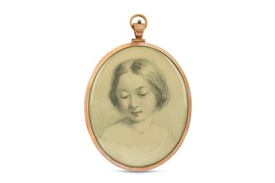 Lot 119 - ENGLISH SCHOOL (CIRCA 1840) A portrait study...