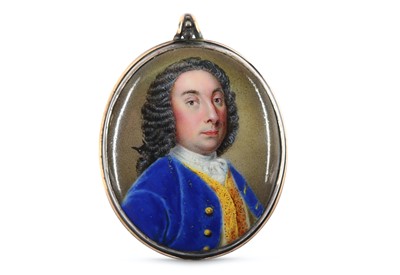 Lot 2 - ENGLISH SCHOOL (circa 1750) Portrait miniature...