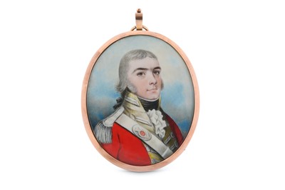 Lot 110 - BRITISH SCHOOL (circa 1790) Portrait miniature...