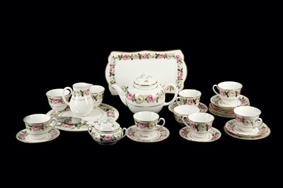 Lot 167 - A Royal Worcester tea service, 'Royal Garden -...
