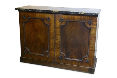 Lot 311 - A William IV flame mahogany chiffonier with a...