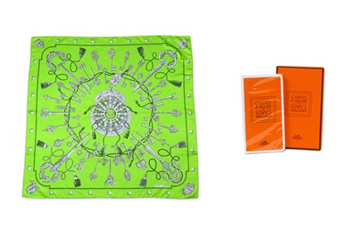 Lot 171 - Hermes 'Les Cles' Silk Scarf