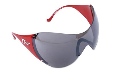 Lot 252 - Christian Dior Cherry Red Frame Ski 1 Sunglasses