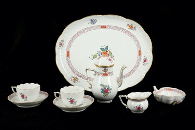Lot 164 - A Herend porcelain part cabaret set, Chinese...