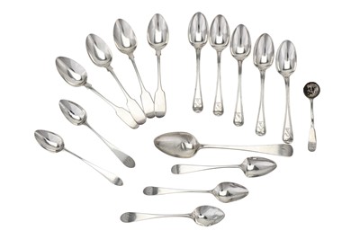 Lot 90 - A mixed group of sterling silver flatware...