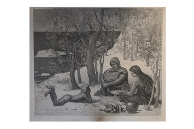 Lot 1216 - Puvis de Chavannes (Pierre, after) & Thornley (Georges William, lith.)