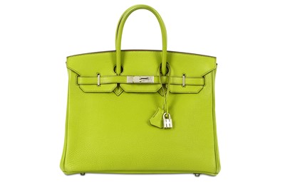 Lot 175 - Hermes Vert Anis Togo Birkin 35