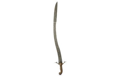 Lot 182 - A SAFAVID-REVIVAL SHAMSHIR (SWORD)