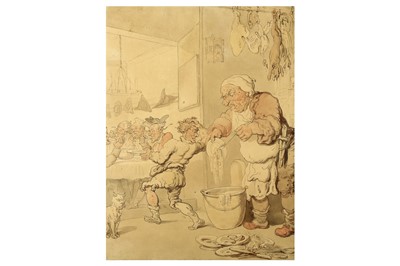 Lot 100 - THOMAS ROWLANDSON (BRITISH 1757-1827) A French...