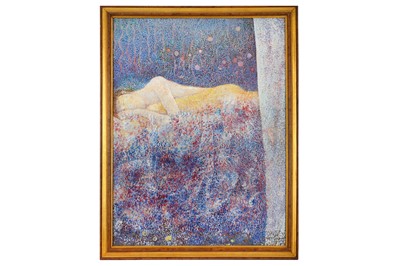 Lot 267 - DUPONT (MID-LATE 20TH CENTURY) Sleeping Oil on...