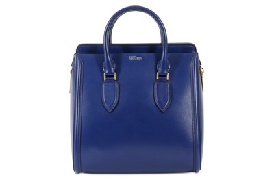 Lot 288 - Alexander McQueen Blue Large Heroine Bag