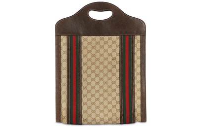 Lot 208 - Gucci Vintage Supreme Web Monogram Shopper Tote