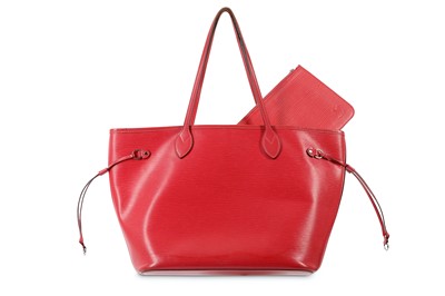 Lot 244 - Louis Vuitton Pink Epi Neverfull MM