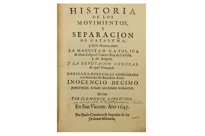 Lot 39 - Libertino (Clemente) [Melo (Francisco Manuel de)]