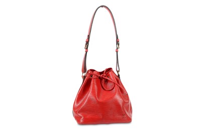Lot 243 - Louis Vuitton Red Epi Noe PM