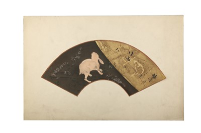 Lot 672 - A LARGE GROUP OF KANO JAPANESE PAINTINGS.