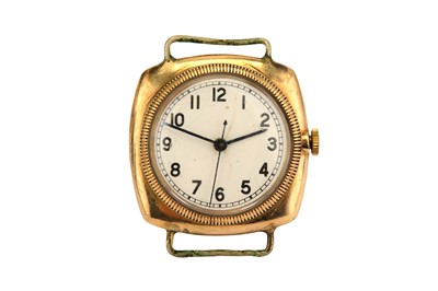 Lot 49 - CUSHION ROLEX CASE. A MEN’S 9K GOLD MANUAL...