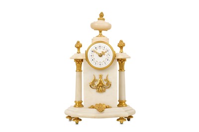 Lot 219 - A SMALL LATE 19TH CENTURY FRENCH WHITE MARBLE...