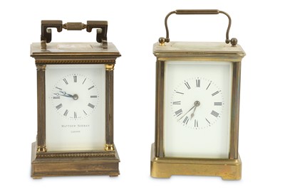 Lot 204 - A mid 20th century brass and five glass cased...