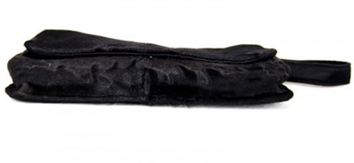 Lot 453 - Vintage Prada Black Lamb Fur Shoulder Bag