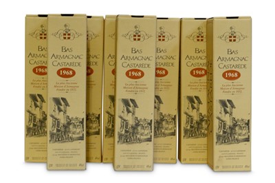 Lot 942 - Castaredé Bas Armagnac 1968 in presentation cartons.