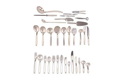 Lot 287 - A mid-20th century Danish sterling silver table service of flatware / canteen, Aarhus circa 1954 by Frantz Hingelberg