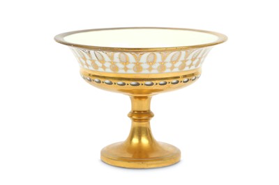 Lot 166 - A 19th Century French porcelain gilt pedestal...
