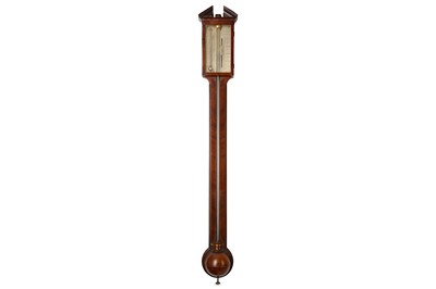 Lot 191 - AN 18TH CENTURY GEORGE III MAHOGANY STICK...