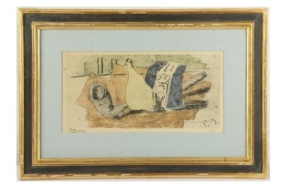 Lot 437 - AFTER GEORGES BRAQUE (FRENCH 1882-1963) Still...