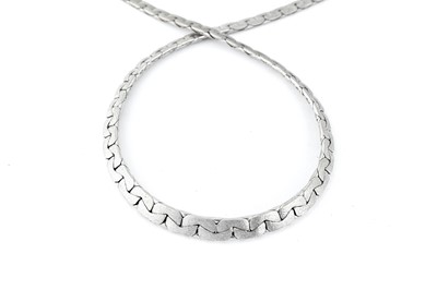 Lot 41 - A white gold necklace, 1973
