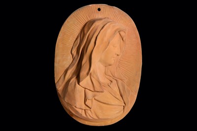 Lot 23 - A LARGE 18TH CENTURY FLEMISH TERRACOTTA RELIEF...