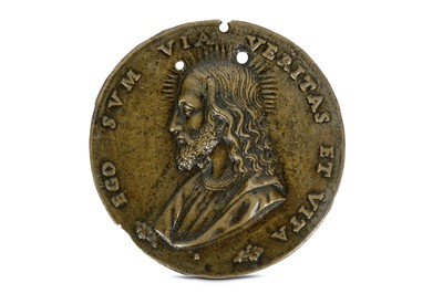 Lot 9A - A 16TH CENTURY ITALIAN BRONZE MEDALLION...