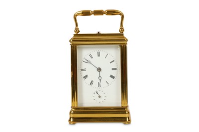Lot 214 - A LATE 19TH CENTURY FRENCH LACQUERED BRASS...
