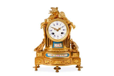 Lot 165 - A MID 19TH CENTURY FRENCH GILT BRONZE AND...