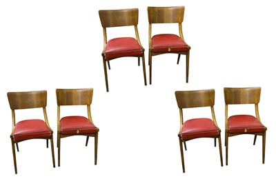 Lot 324 - A set of six Ben of Stowe 1960's beech dining...