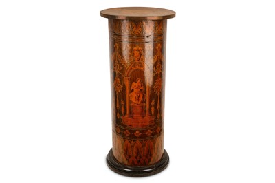 Lot 275 - AN 18TH CENTURY ITALIAN MARQUETRY INLAID...