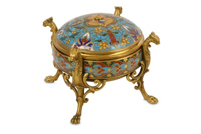 Lot 89 - A LATE 19TH CENTURY FRENCH GILT BRONZE AND...