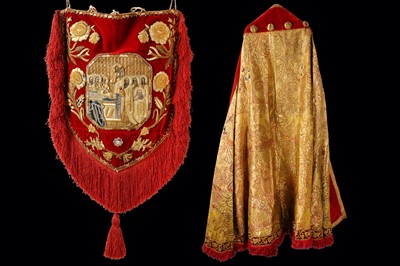 Lot 19 - A 19TH CENTURY GREEK ORTHODOX BISHOP'S...