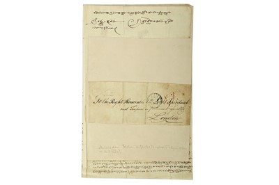 Lot 316 - A TELUGU PETITION LETTER OF ADDEPALLI RAMASWAMI