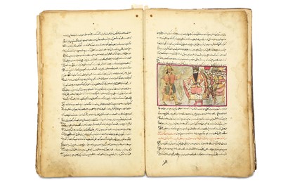 Lot 7 - WAMEGH O AZRA, PROBABLY THE ZAHIRI KIRMANI PROSE VERSION PROPERTY OF THE LATE BRUNO CARUSO (1927 - 2018) COLLECTION
