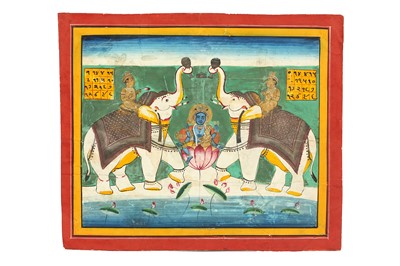 Lot 13 - GAJA LAKSHMI AND HER CONSORT WASHED BY ELEPHANTS PROPERTY OF THE LATE BRUNO CARUSO (1927 - 2018) COLLECTION