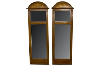 Lot 348 - A pair of 19th century Danish mahogany pier...
