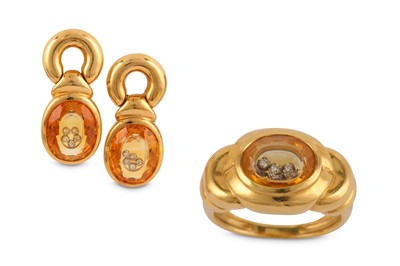 Lot 10 - A "floating gemstone" suite